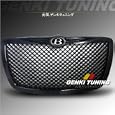 Genki Tuning - 2004-2008 (2005 2006 2007) Chrysler 300 300C ABS Front Hood Black Mesh Grill Grille Bently Style 04 05 06 07 08