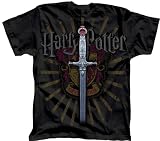 Harry Potter and the Half-Blood Prince Sword Godric Gryffindor Youth Black T-shirt Tee