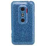 TPU-Cases Translucent Blue GlitterFlex TPU Case for HTC Evo 3D (Sprint) [TP ....