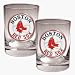Boston Red Sox 2 Piece Rocks Glass Set