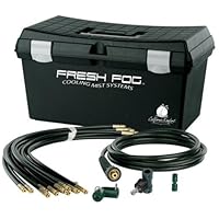 Fresh Fog 80042 Electric Outdoor Cooling Misting System Kit with Heavy Duty Carrying Case