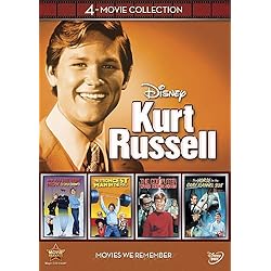 Disney 4-Movie Collection: Kurt Russell (Strongest Man in World / Computer Wore Tennis Shoes / Horse in the Grey Flanel / Now You See Him)