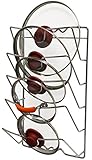 DecoBros Wall Door Mounted Pot Lid Rack, Chrome Finish