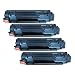 New Compatible HP CE285A Toner Cartridge, E475, 4 Pack