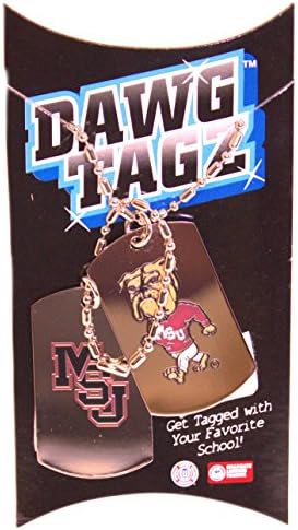 NCAA Officially Licensed Stainless Steel Dawg Tagz (Mississippi State University)