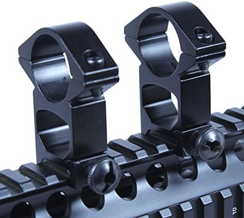 2 Pcs High Profile 1" Scope Ring Picatinny Weaver Rail Laser Torch Mount, New, Free Shipping