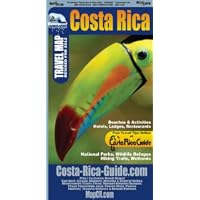 Costa Rica: Waterproof Travel Map of Costa Rica