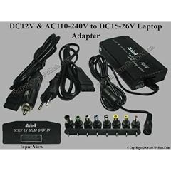 Neuheit 3in1 Notebook / Laptop Universal Netzteil 100 Watt für KFZ und Zuhause + 5V Usb Anschluß für Mp3 / MP4 / Digicams ect