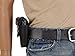 Barsony Black Leather Concealment OWB Belt Clip Holster for Mini-Pocket 22 25 .380