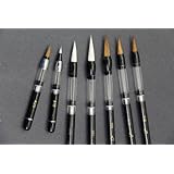 7 Piston Filler Waterbrush and Water Brush Fountain Pens Value Pack