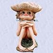 Gertrude the garden troll statue Scandinavian sculpture