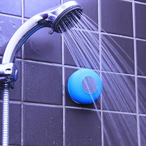 Bluetooth Shower Speaker, Owaisis Water Resistant WIreless MP3-Player Systems, Handsfree Calling and Very Portable with Radios streaming and line in Capability.