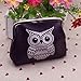 MOSUNX Womens Owl Wallet Card Holder Coin Purse Clutch Handbag
