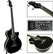 New Electric Acoustic Bass Guitar W/ Equalizer & Accessories