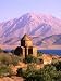 Akdamar Church and Van Lake, Van, Turkey Art Styles Photographic Poster Print by Izze...