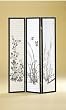 3 Panel Japanese Oriental Style Room Screen Divider