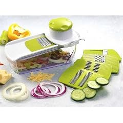 Enrico 5 in 1 Mandoline Reibe mit Beh�lter