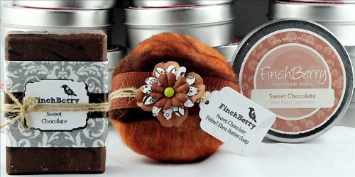Sweet Chocolate Handmade Soap - Gift Set