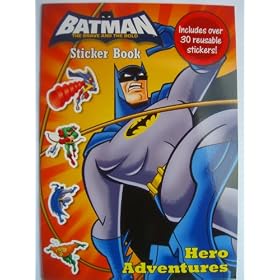 Batman (The Brave and The Bold) - A4 Sticker Book {Hero Adventures}