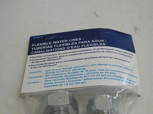EcoWater 2-Pack 18-in Stainless Steel Water Softener Connector Kit by EcoWater