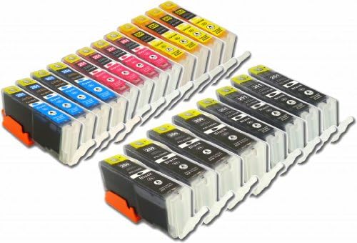 20 Pack Compatible Canon PGI-250 XL , CLI-251 XL (4 Big Black + 4 Small Black + 4 Cyan + 4 Magenta + 4 Yellow) Ink Cartridges for Canon Pixma Ip7220 , Pixma Mg5420 , Pixma Mg6320 , Pixma Mg5450 , Pixma Mg6350 © YoYoInk