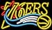 Philadelphia 76ers NBA Neon Sign