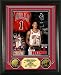 Derek Rose Framed 2008  09 NBA Rookie of the Year 24KT Gold Coin Chicago Bulls 8x10 Photo Mint
