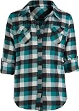 FULL TILT Smock Back Girls Flannel Top