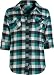 FULL TILT Smock Back Girls Flannel Top