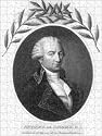 Jigsaw of Antoine de Jussieu, 18th century French botanist, 1807. from Heritage-Images