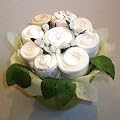 Baby Flower Bucket - Neutral - Baby Clothes Gift Assortment (3-6 Months)
