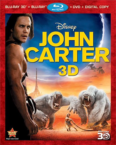 John Carter (Four-Disc Combo: Blu-ray 3D/Blu-ray/DVD   Digital Copy)