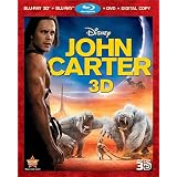 John Carter (Four-Disc Combo: Blu-ray 3D/Blu-ray/DVD + Digital Copy) ~ Taylor Kitsch