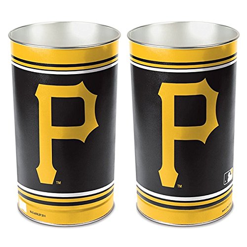 Pittsburgh Pirates MLB Wastebasket Trash Can Home Garden Household