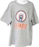 Youth Fighting Illini Oxford Grey Chief Tee