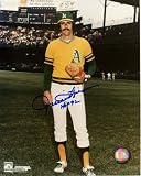 Rollie Fingers HOF 92 Autographed/Hand Signed Oakland Athletics 8x10 Photo