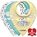Kudsha Baby Bandana Drool Bibs, with 3 snaps, Perfect for Teething, Spit-up, Dribble, Drool, Unisex 4 Pack Gift Set for Boys and Girls, Absorbent Cotton