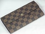 (ルイヴィトン)LOUIS VUITTON ダミエ 二つ折りファスナー付き長財布[ポルトフォイユ・サラ] N61734 並行輸入品 LOUIS VUITTON 二つ折り財布