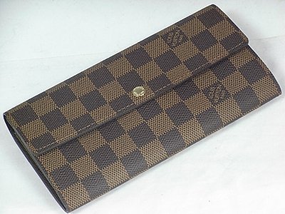 (ルイヴィトン)LOUIS VUITTON ダミエ 二つ折りファスナー付き長財布[ポルトフォイユ・サラ] N61734 並行輸入品