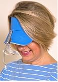 Magnification Head Band-Folds Away with Ultra Brite LED Mini Light -Clips to Brim of Cap -