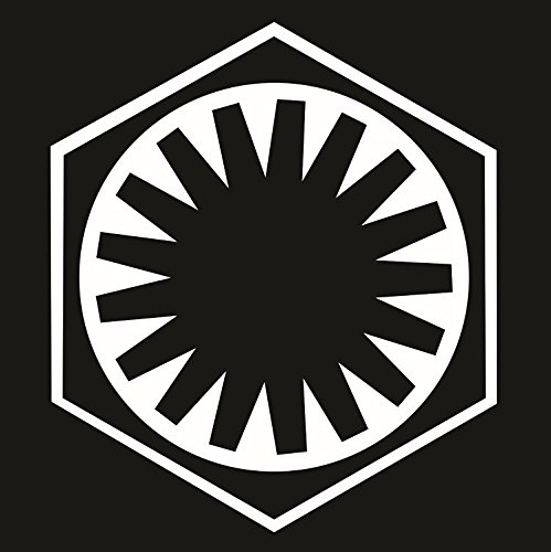 Star Wars - First Order Die Cut Premium Vinyl Decal - White 4