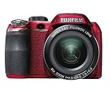 Fujifilm FinePix S4500 Digital Camera - Red (14MP, 30x Optical Zoom) 3 inch LCD Screen