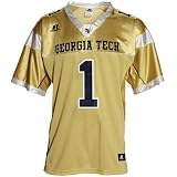 Russell Georgia Tech Yellow Jackets #1 Gold Replica Football Jersey