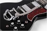 Produkt-Bild: E-Gitarre SG by "LE MARQUIS N.Y." LM-SGB-BK mit original Bigsby