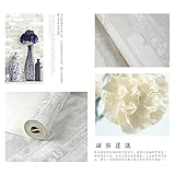 YOKINO 良品質 高級感漂う Brick レンガ　かんたん貼付シールタイプ　DIY 壁紙シール53cm×10m リフォーム　ウォールステッカー 防水　アンティークライトブラウン (白)
