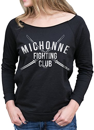 Superluxe™ Womens Michonne Fighting Club Zombie Apocalypse 3/4 Sleeve Top