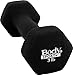Body Sport Neoprene Dumbbell, 3-Pound