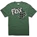 Fox Racing Sportswear Slice and Dice Men's Short-Sleeve Fashion T-Shirt/Tee - Color: Green, Size: X-Large