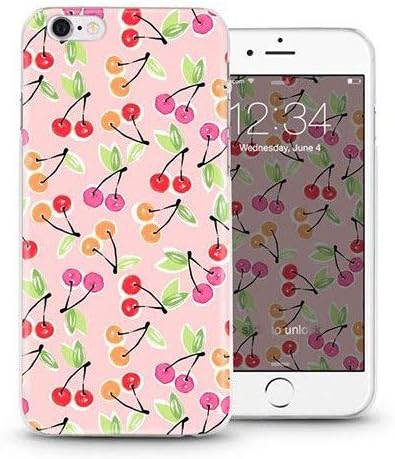 iPhone 6 Case, MRTEC iPhone 6 (4.7 inch) Case Slim Soft TPU Mobile Phone Cases UV print with Summer Fresh Fruits Design Cell Phone Case (Cherry)