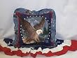 All American Eagle 16" Zippered Throw Pillow Featuring the Bald Eagle
